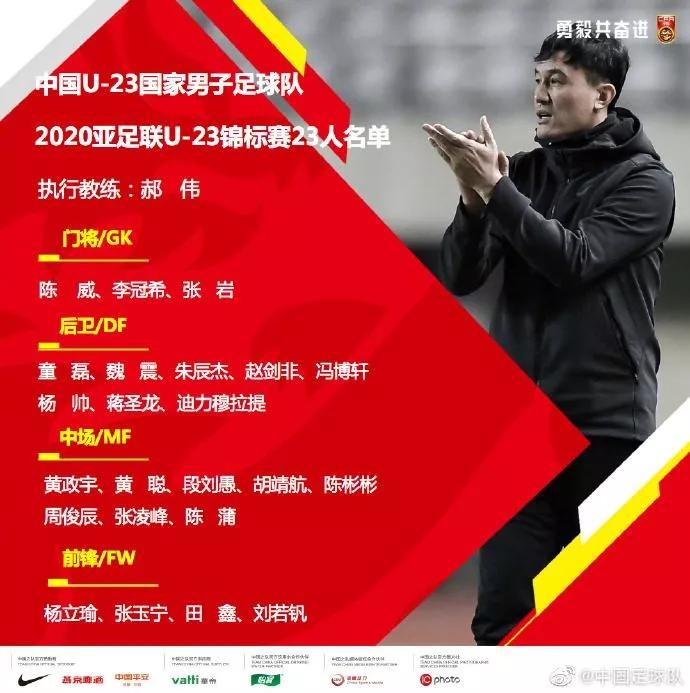 中国国奥队韩国u23,u23国奥队亚洲杯比赛成绩