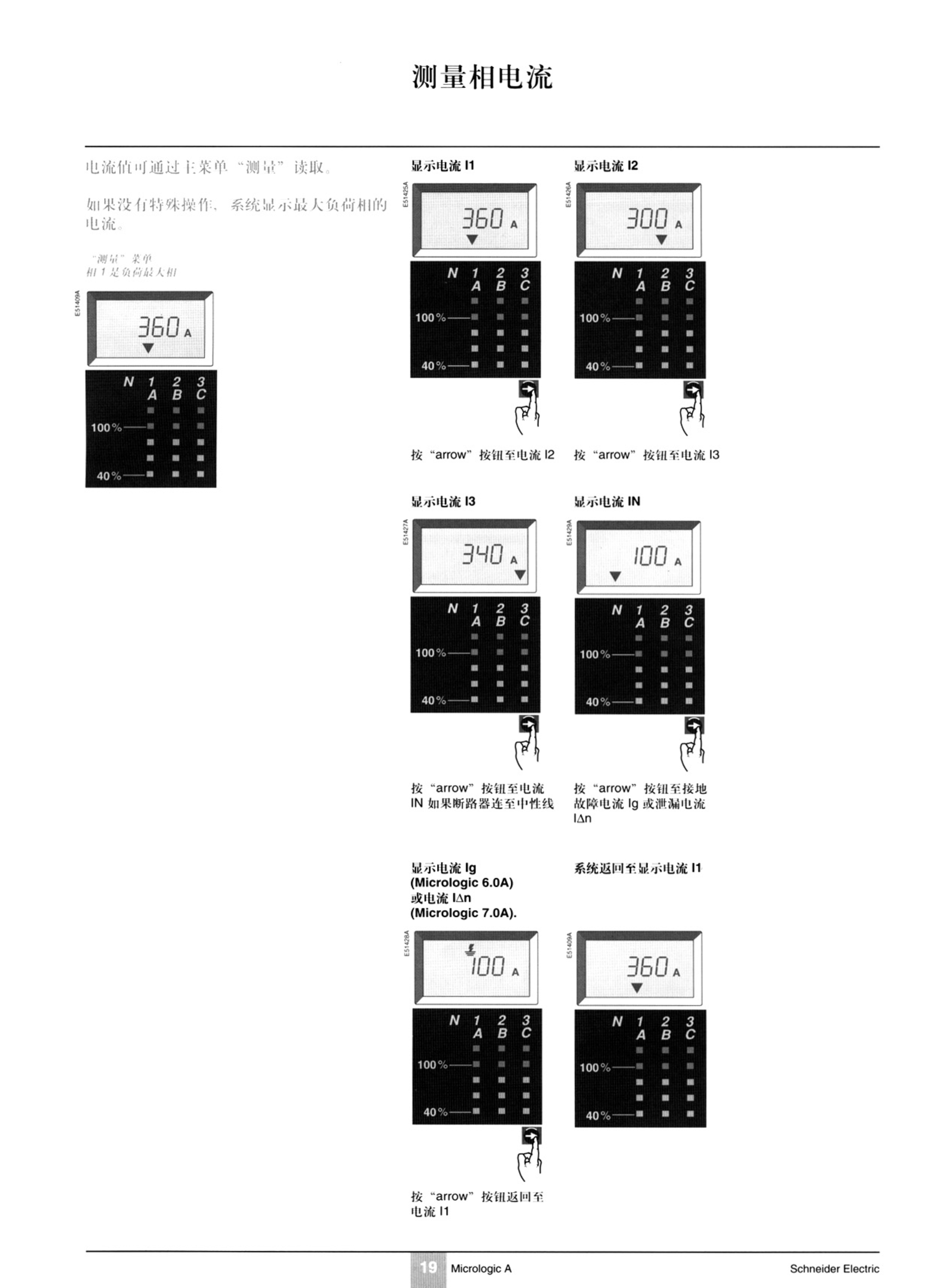 施耐德自动断路器800a参数说明,施耐德断路器调节旋钮介绍