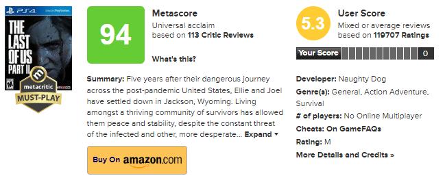 2019ign单机游戏评分前十名,最后的生还者游戏ign评分