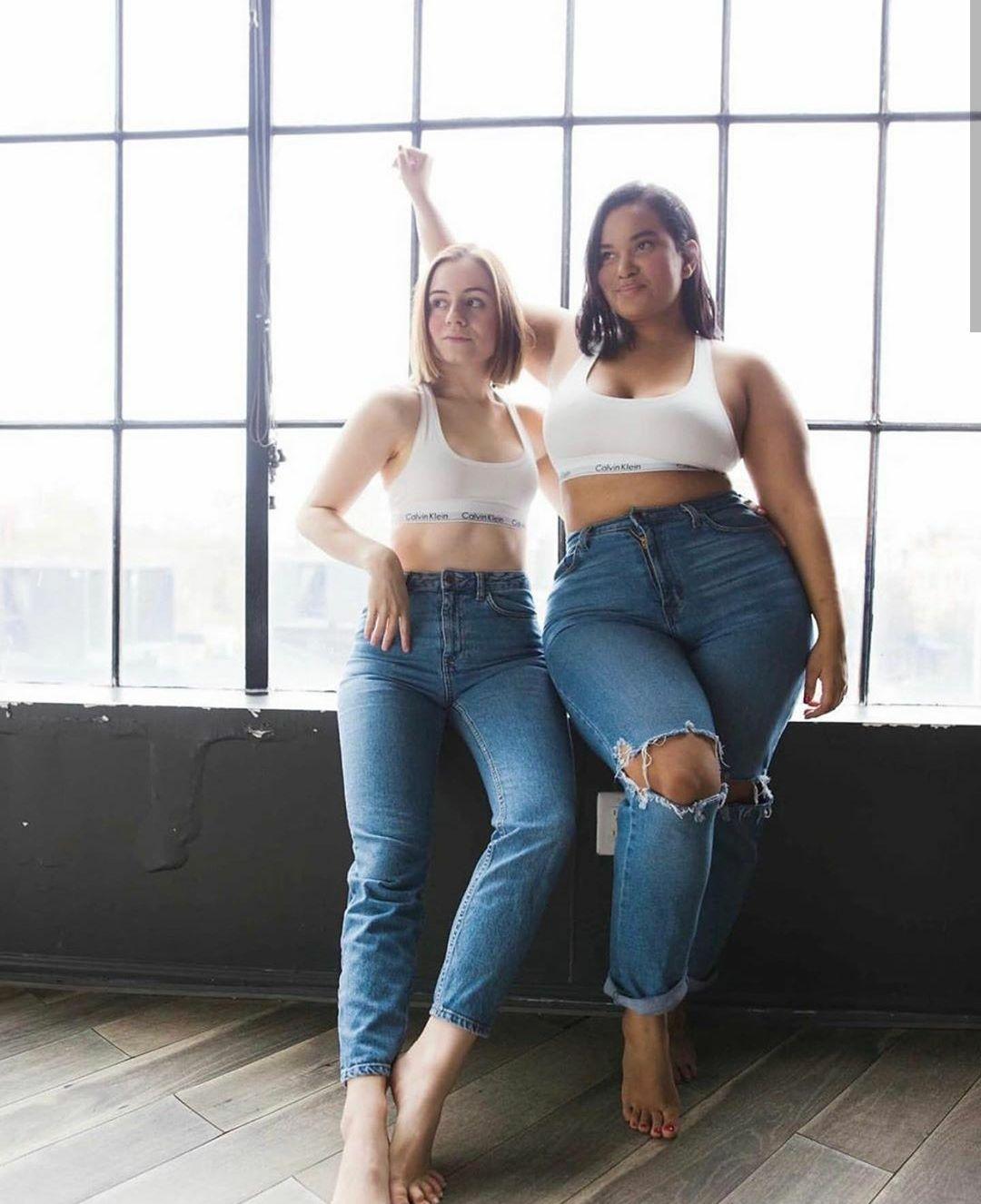 胖就一定不美吗？大码模特酷爱紧身衣，赘肉紧勒仍自信与瘦人比美