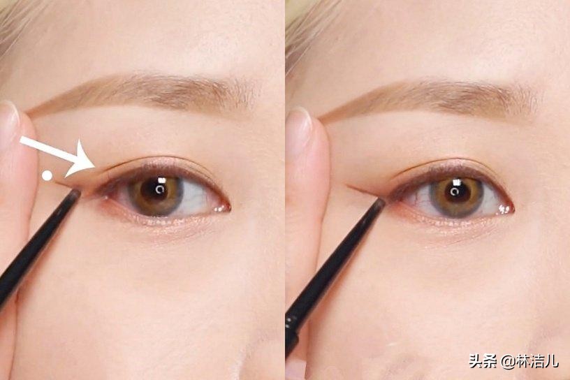 周冬雨最近的妆容教程,周冬雨肿眼泡