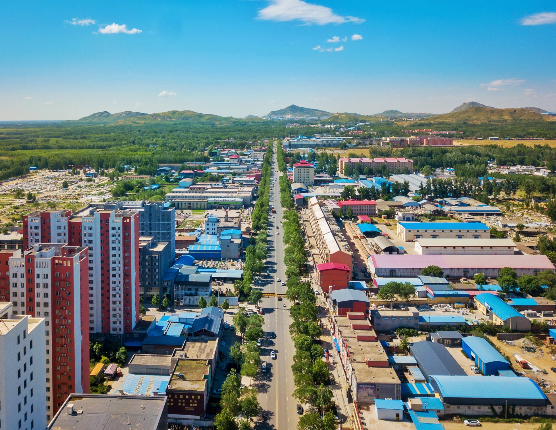 曲阳县城全景视频,曲阳县城高清地图