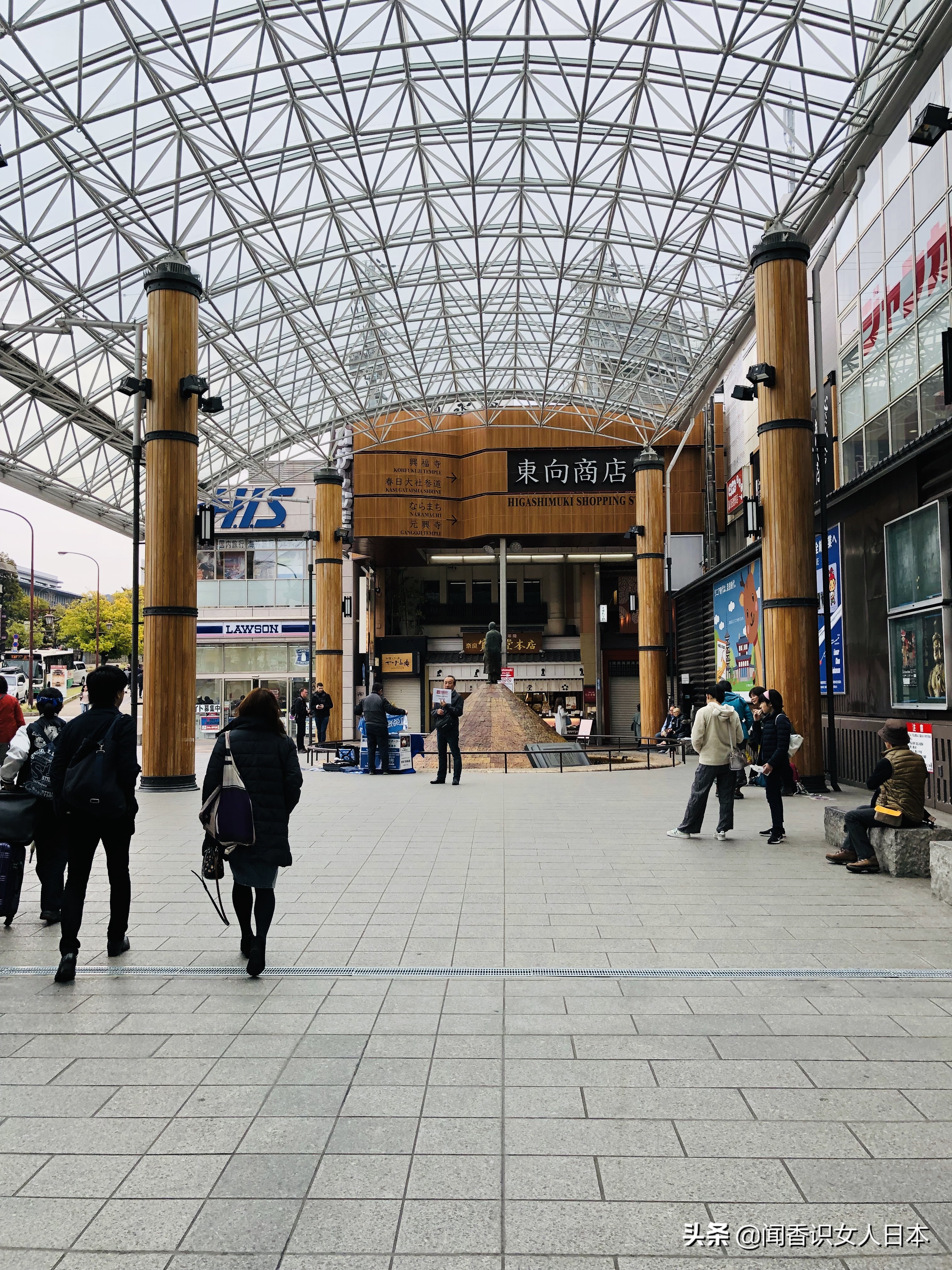 奈良老城区,奈良是一个很安静的城市