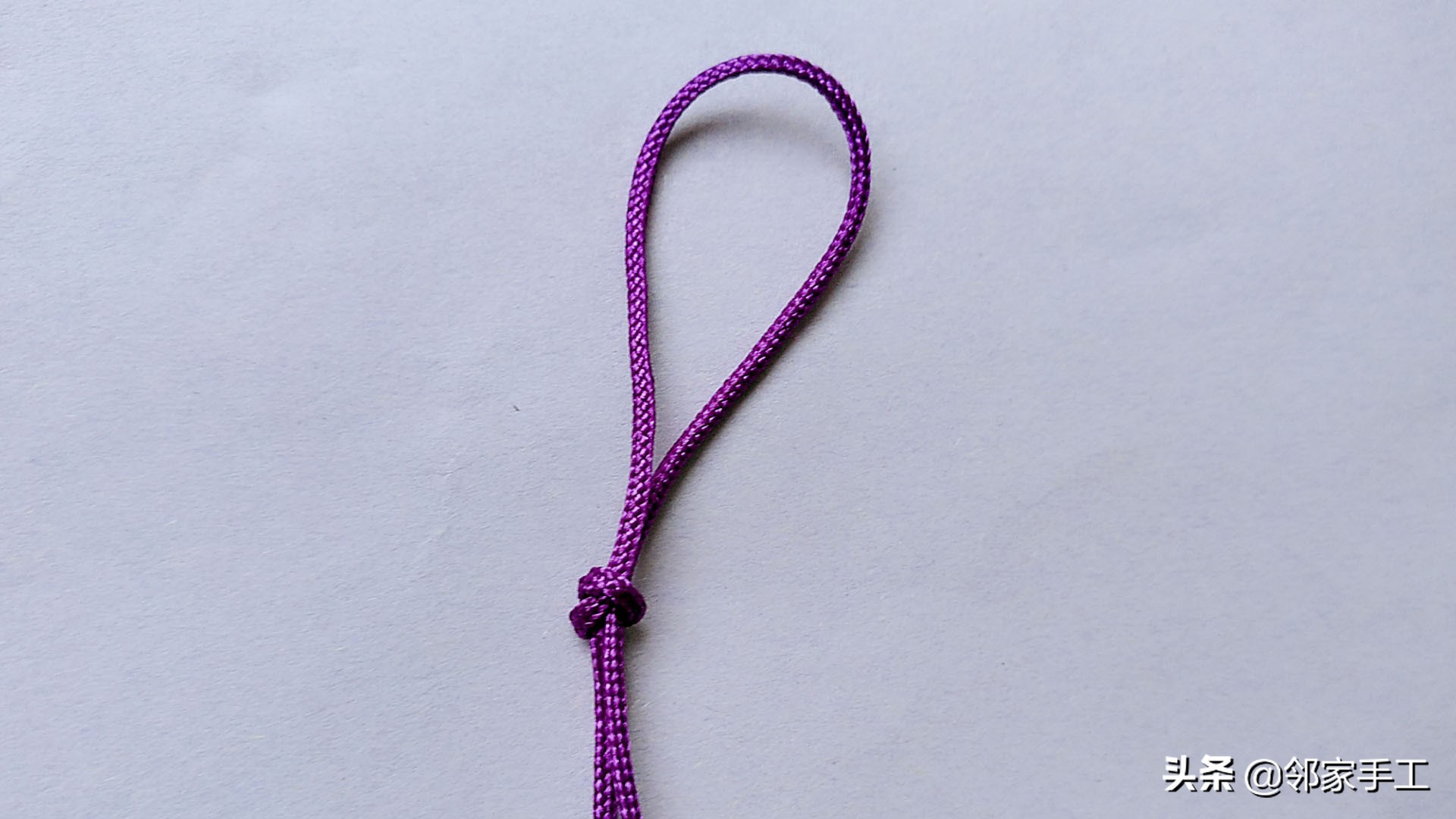 六股线如意结手链完整编法,如意结手链编织教程完整简单