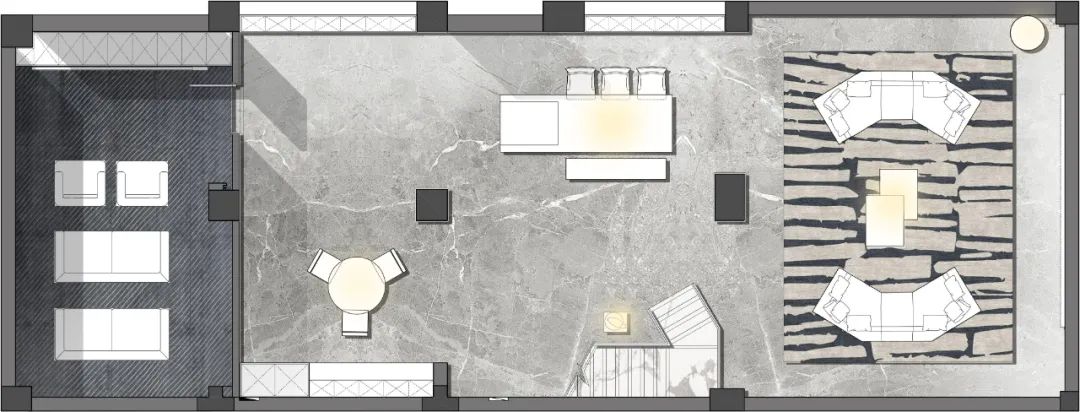 550万精装别墅简约风,550平轻奢别墅装修效果图