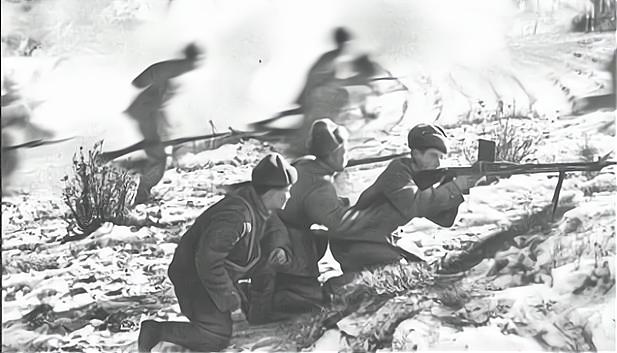 长津湖战役美军放弃装备逃跑图片,长津湖美军看到冰雕后说的话