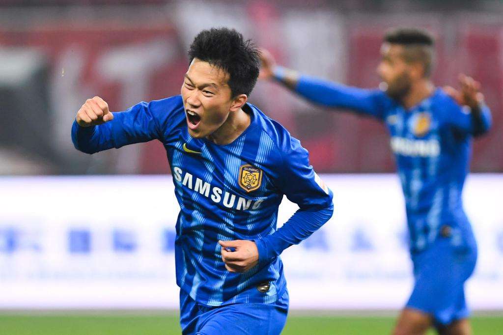 中超苏宁易购足球排名,中超江苏苏宁队前锋