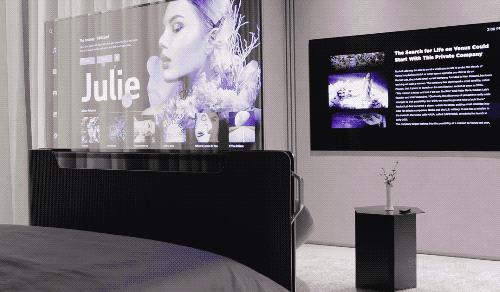 lg电视比玻璃还薄,透明led电视lg