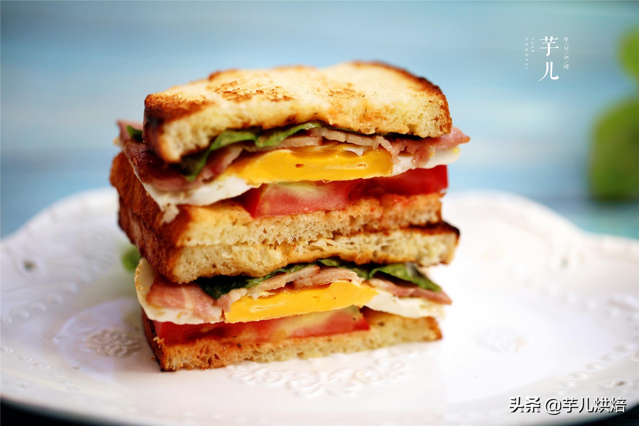 超好吃的吐司做法,一片吐司三明治做法超级简单