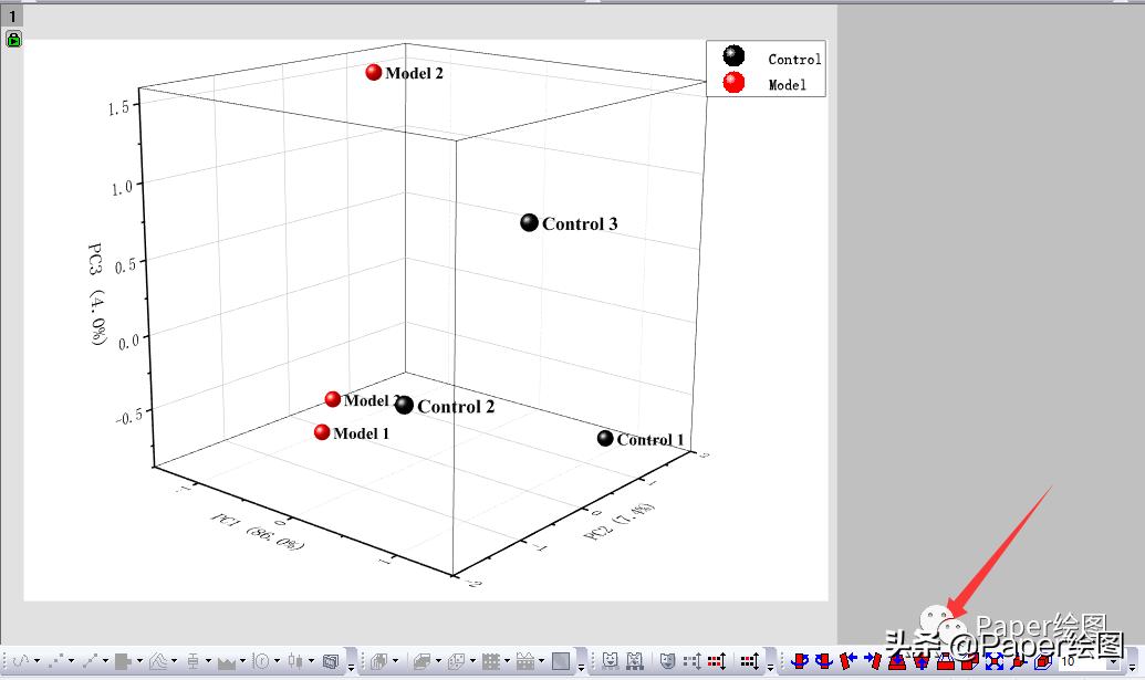 Origin做PCA图,文字版