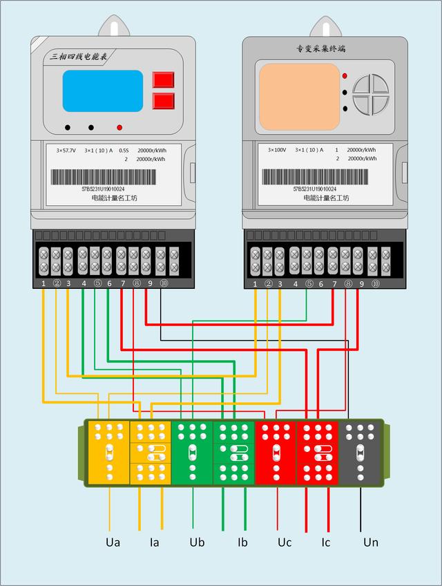 电压互感器电流互感器电度表接线,电流互感器与电度表的接线方法