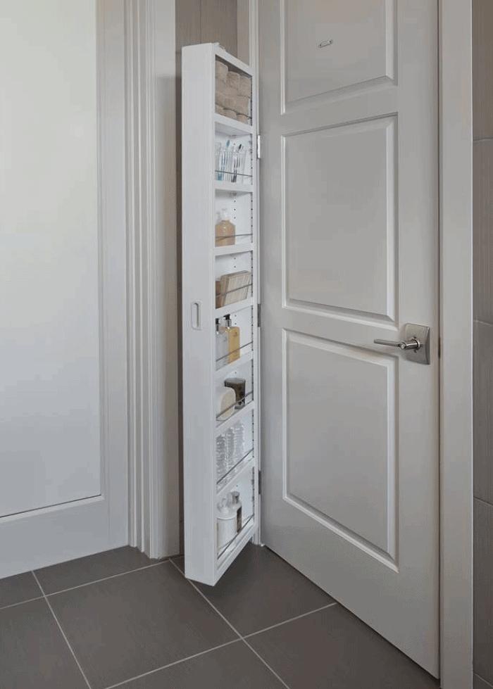 门后空间隐形储物柜 (门后隐藏柜)