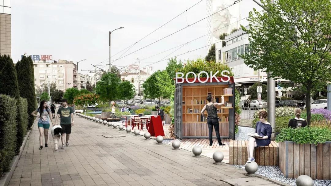 道路设计效果图,个性路面设计