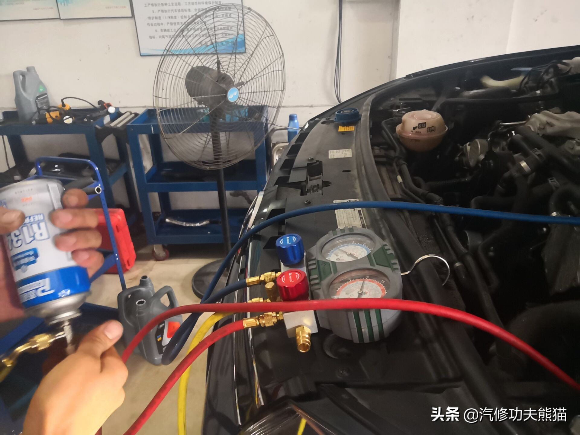 能拉动波音747的大众神车途锐烧机油治理，修完了又可以拉飞机了