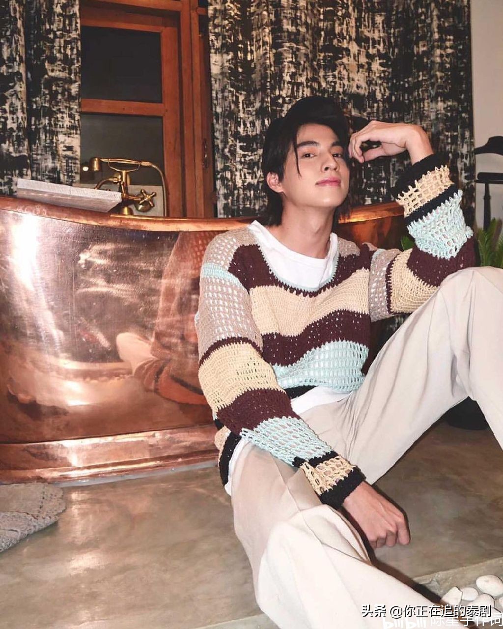 泰国顶流偶像糕糕GulfKanawut最新泰剧《情牵巨星》搭档视后Janie