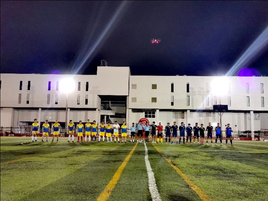 11月5日金边AIA球场中全华商足球队VS柬埔寨国防队！