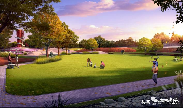 鹰潭天虹附近公园,鹰潭天虹周边全景