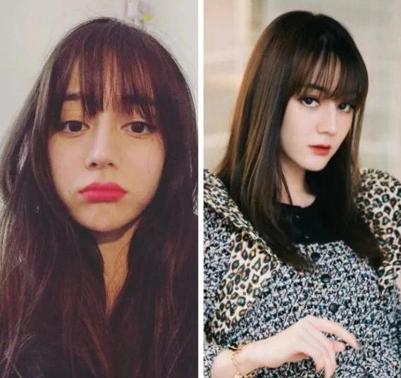 适合圆脸女生有刘海的发型,适合圆脸女生的发型刘海教程