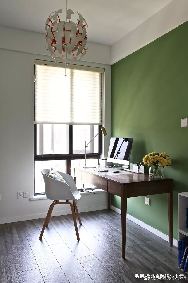 80平米两居北欧风格装修,北欧小户型客厅吧台