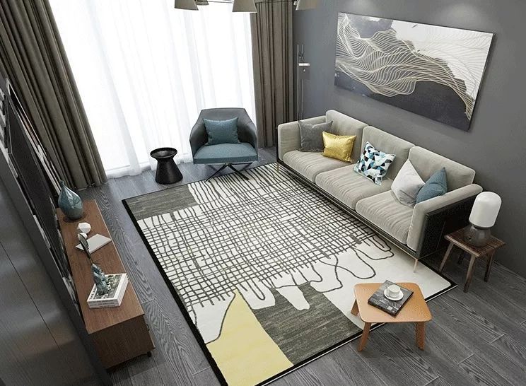 意式极简风地毯搭配,还在纠结地毯该怎么搭配