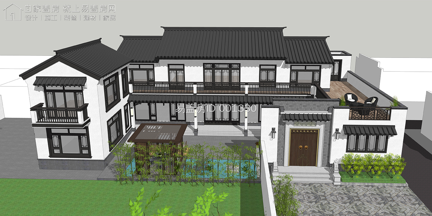 20套最全中式四合院大全,最经典的中式两层四合院