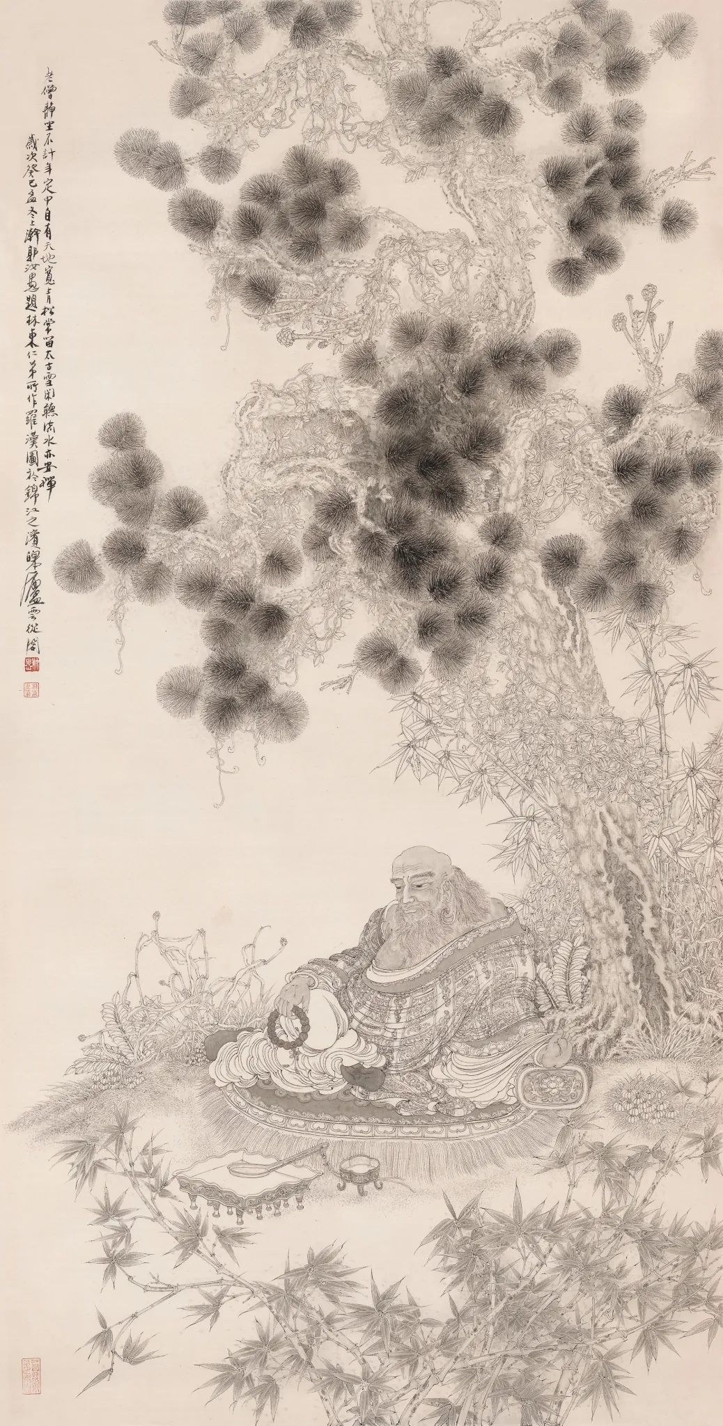 林东工笔画作品欣赏,林东工笔画