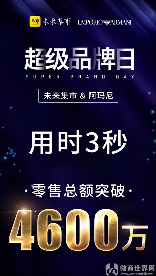 未来集市全球发布会,未来集市卖的阿玛尼手表