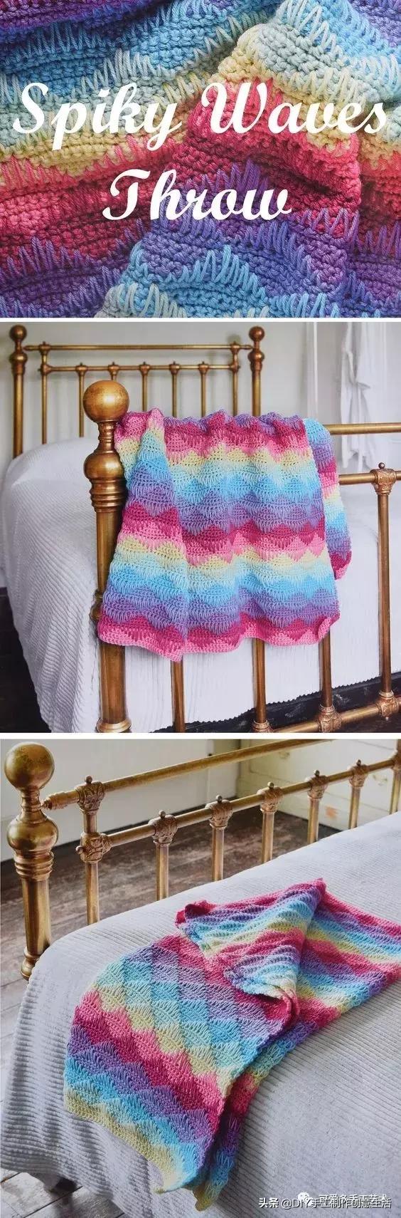 钩织春天的毛衣,钩编春天的花视频