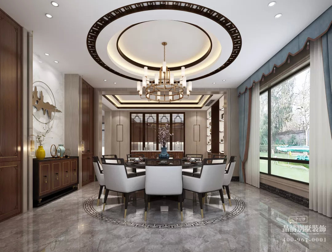 常州别墅装修新中式案例赏析,常州别墅新中式装修