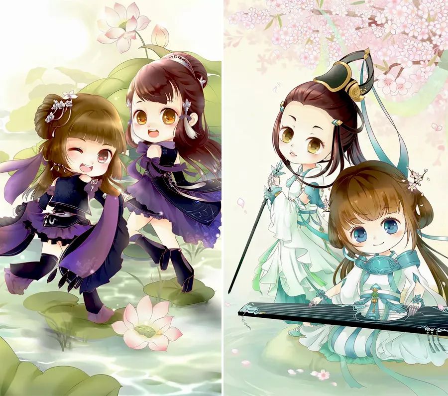 漫画人物怎么画可爱呆萌的少女,6-12岁手绘漫画人物用马克笔画