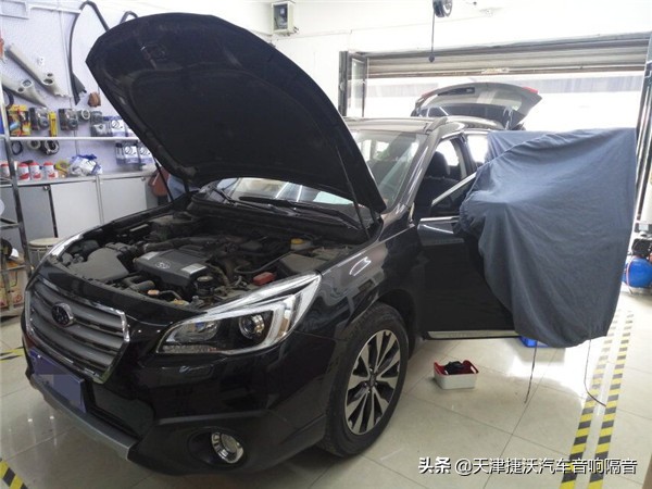 南京斯巴鲁傲虎隔音,斯巴鲁傲虎做全车隔音棉教程