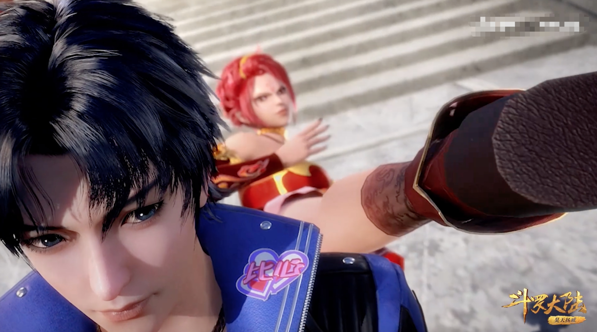 斗罗大陆80集：不用武魂，火舞挑战唐三，没有赢，还让她颜面尽失