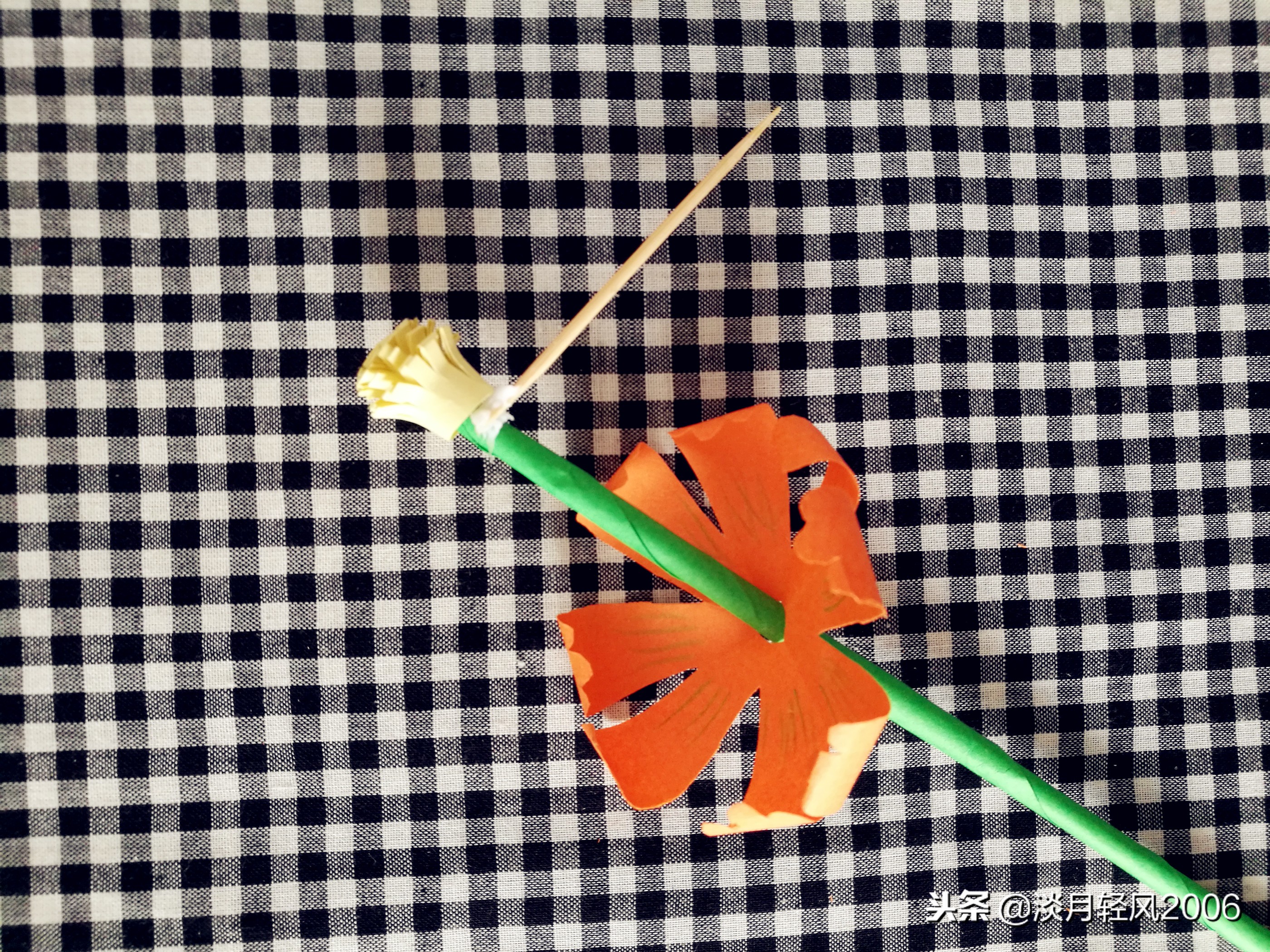 卡纸手工制作花朵最简单的做法,儿童卡纸手工制作花简单