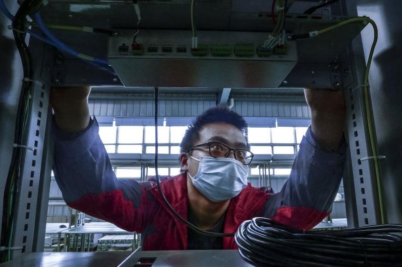 西安高新区复工复产,复工复产场景视频