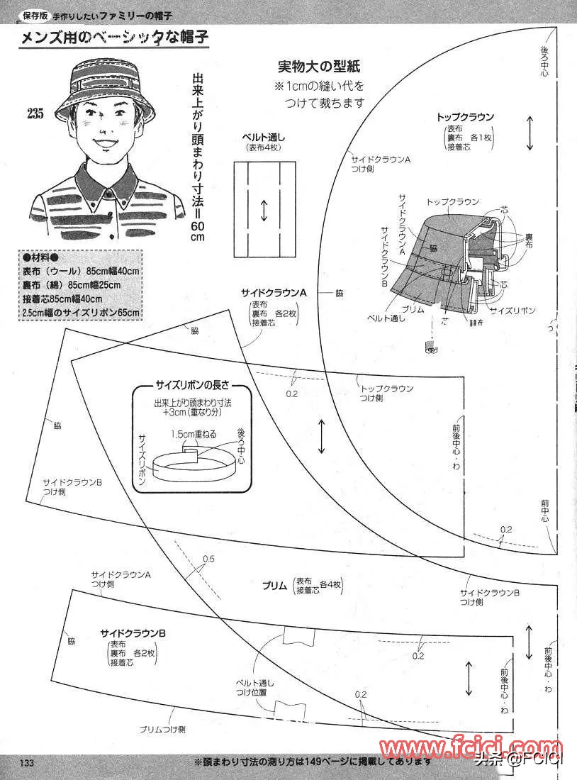 羽绒帽子的裁剪结构制图,千里帆帽子制图裁剪