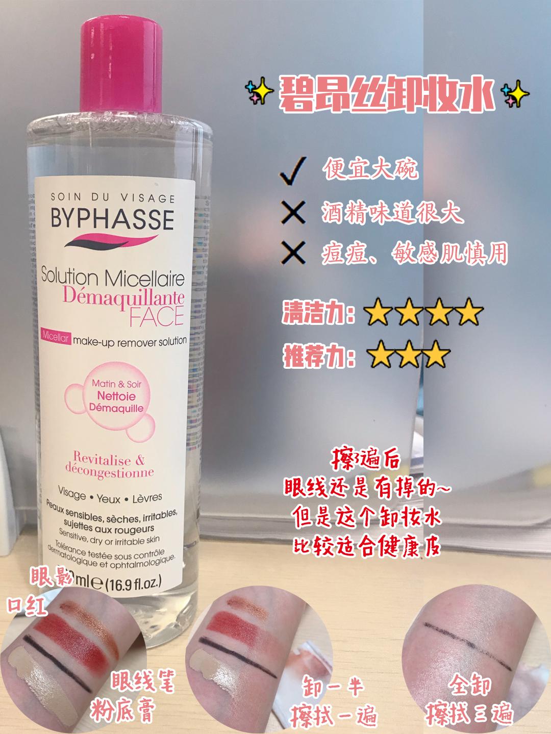 大品牌卸妆水推荐红黑榜,几款最好用的平价卸妆水