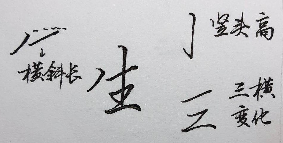 行楷偏旁部首100个常用字,行楷基础入门偏旁部首