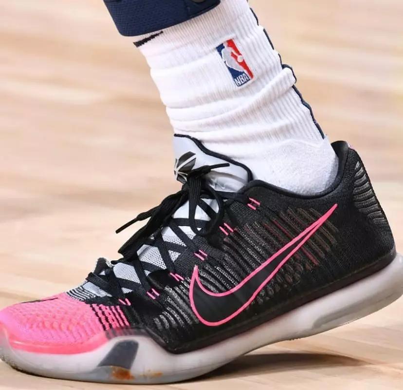 NBA球员上脚:本西蒙斯的迷彩球鞋,沃克穿AJ34郭艾伦配色