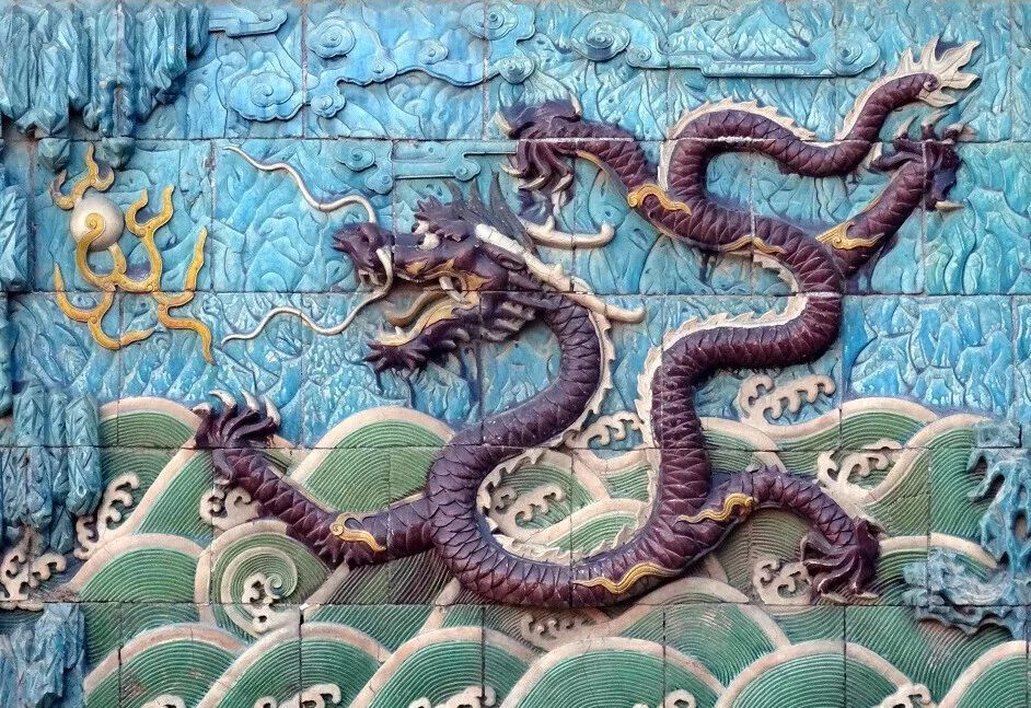 故宫九龙壁9条龙图片高清大图,故宫九条龙的故事