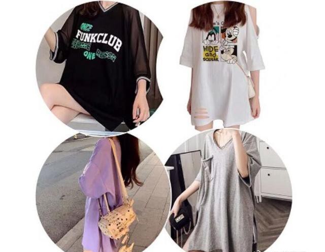 ins韩国超火小女孩穿搭,ins韩国温柔穿搭博主t恤