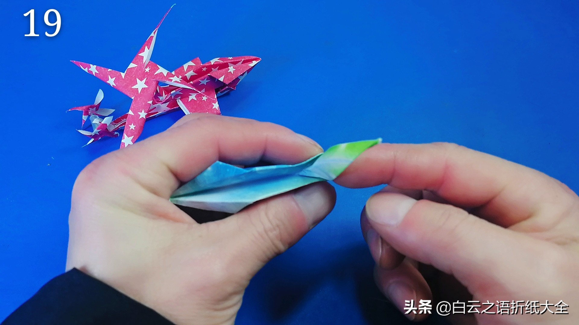 折纸手工直升机简单慢教程,折纸王子折迷你直升机