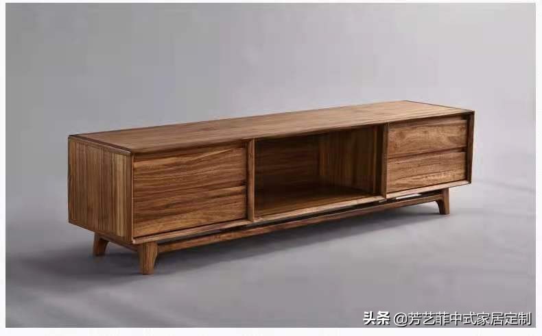 新中式家具客厅布置,新中式家具打柜子效果图