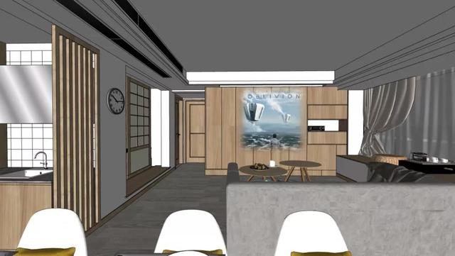 室内设计日式禅意设计,宏福樘设计法式复古案例