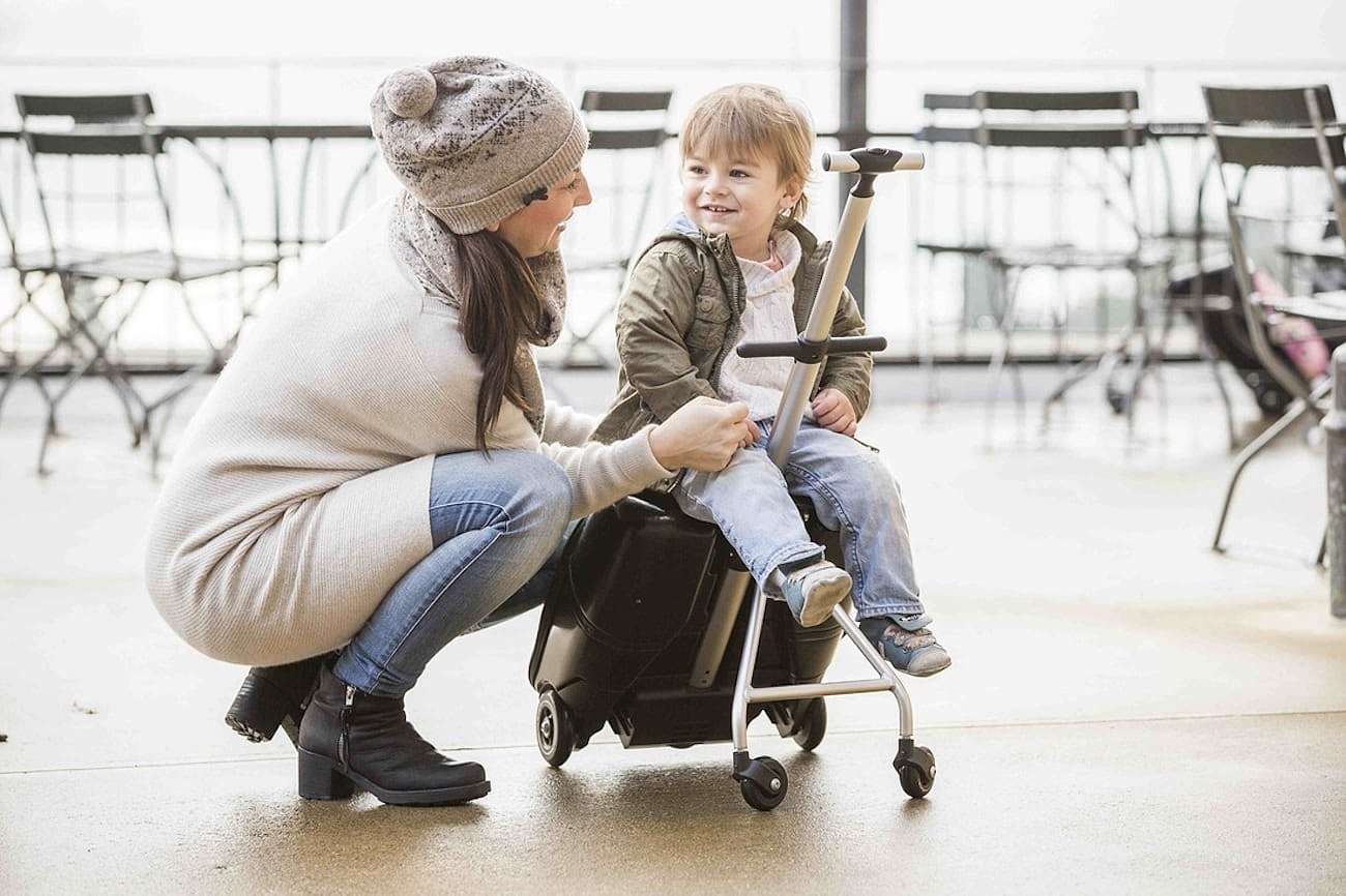 孩子不用抱,旅行更开心,宝妈神器微懒行李智能旅行伴侣