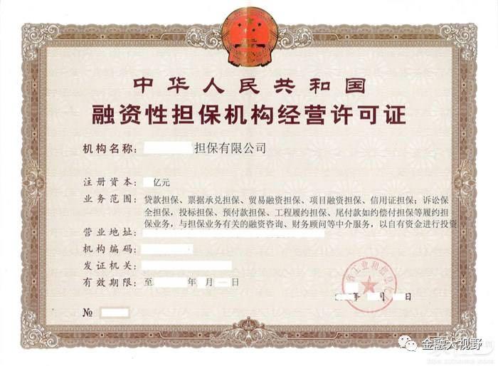 融资担保公司必须有金融牌照吗,互联网金融牌照有哪些平台