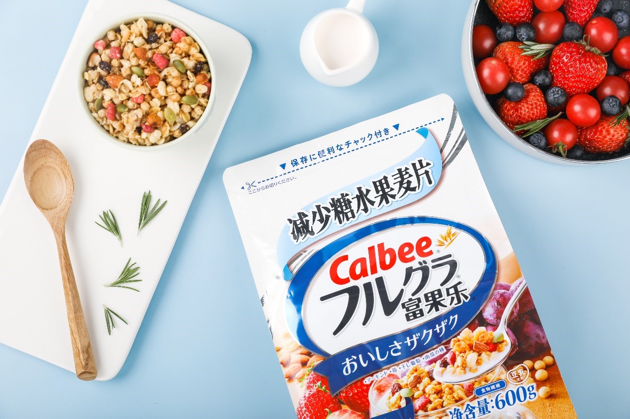 卡乐比calbee原味麦片,卡乐比calbee水果麦片吃法视频
