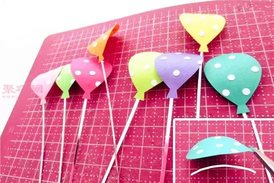 幼儿园气球手工贴画,气球创意手工