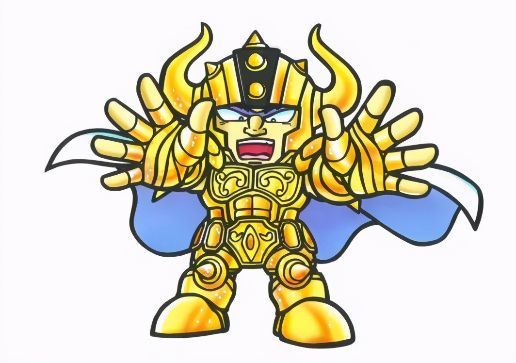 黄金圣斗士卡通图,卡通圣斗士