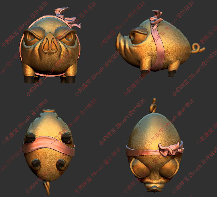 2023zbrush戒指基础教学,小豹珠宝zbrush设计教学