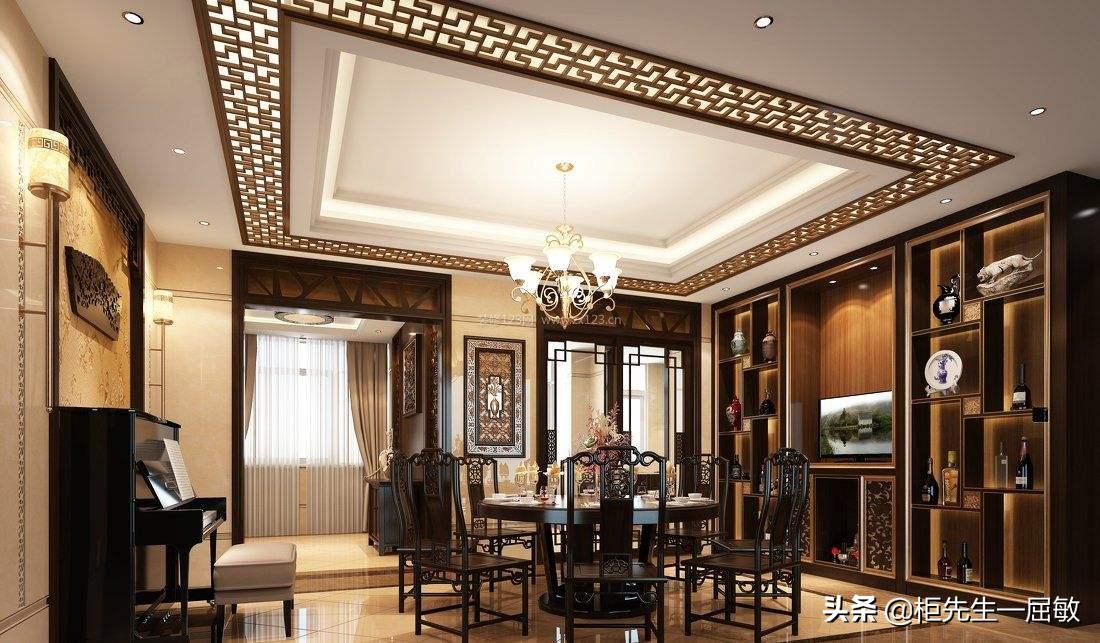 新中式整体酒柜效果图简单又漂亮,最美观实用酒柜2022年